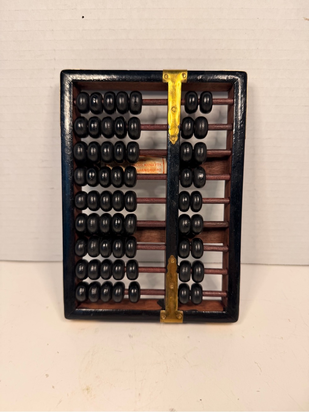 Vintage Wang Hing Abacus Manu Fty Hong Kong Wood